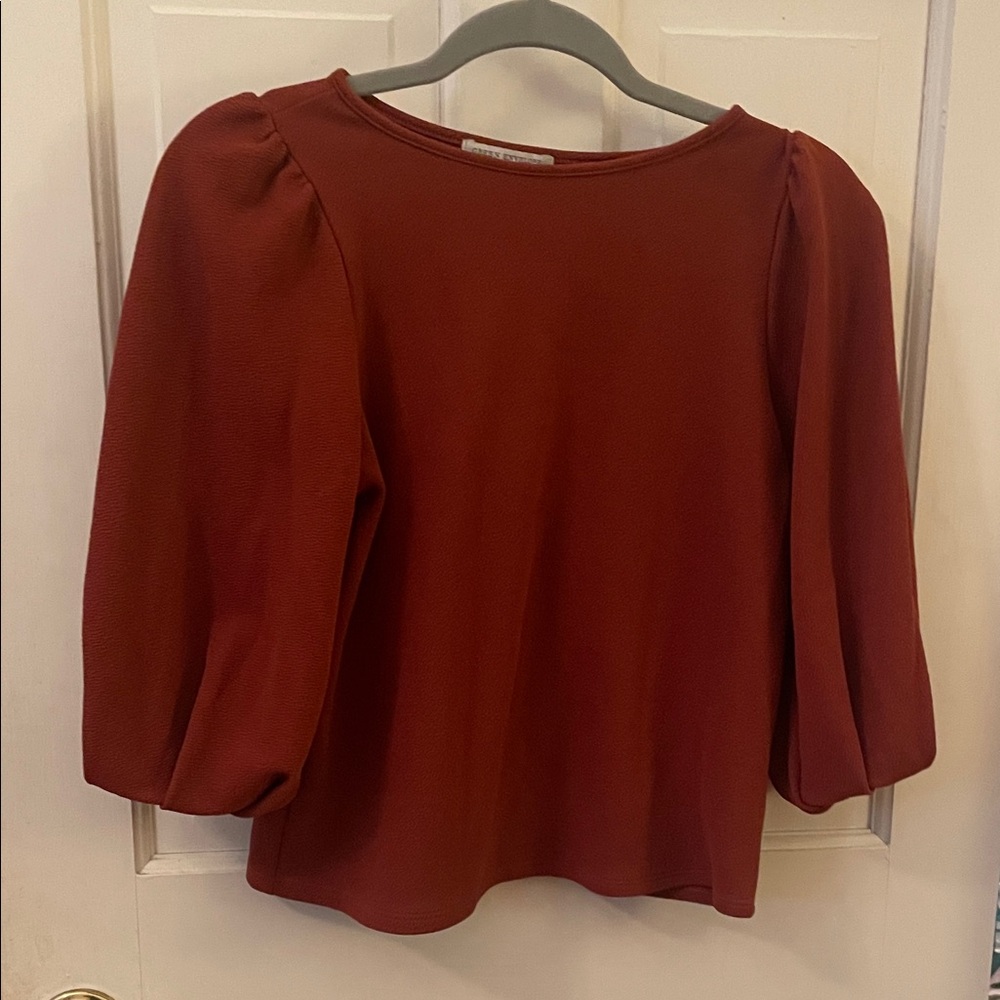 Elegant Rust Women's Top